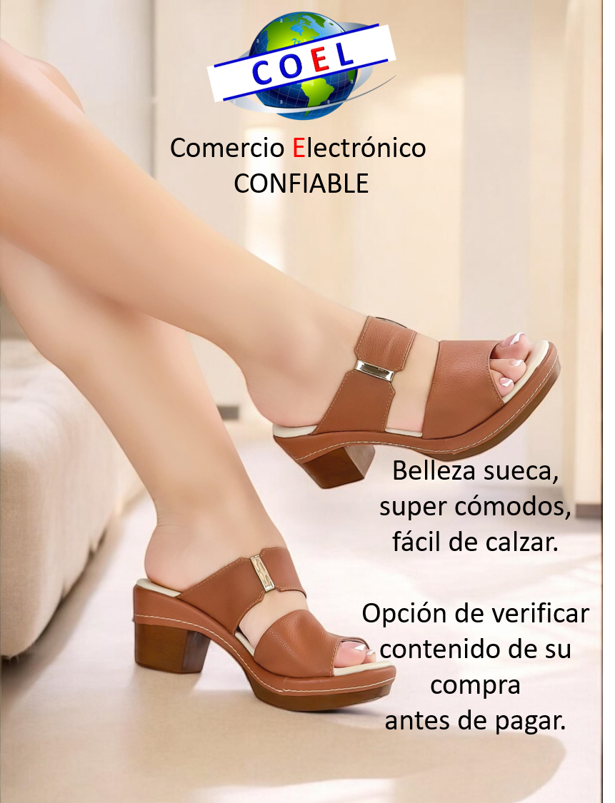 Zuecos otomanos ergonómicos en color marrón