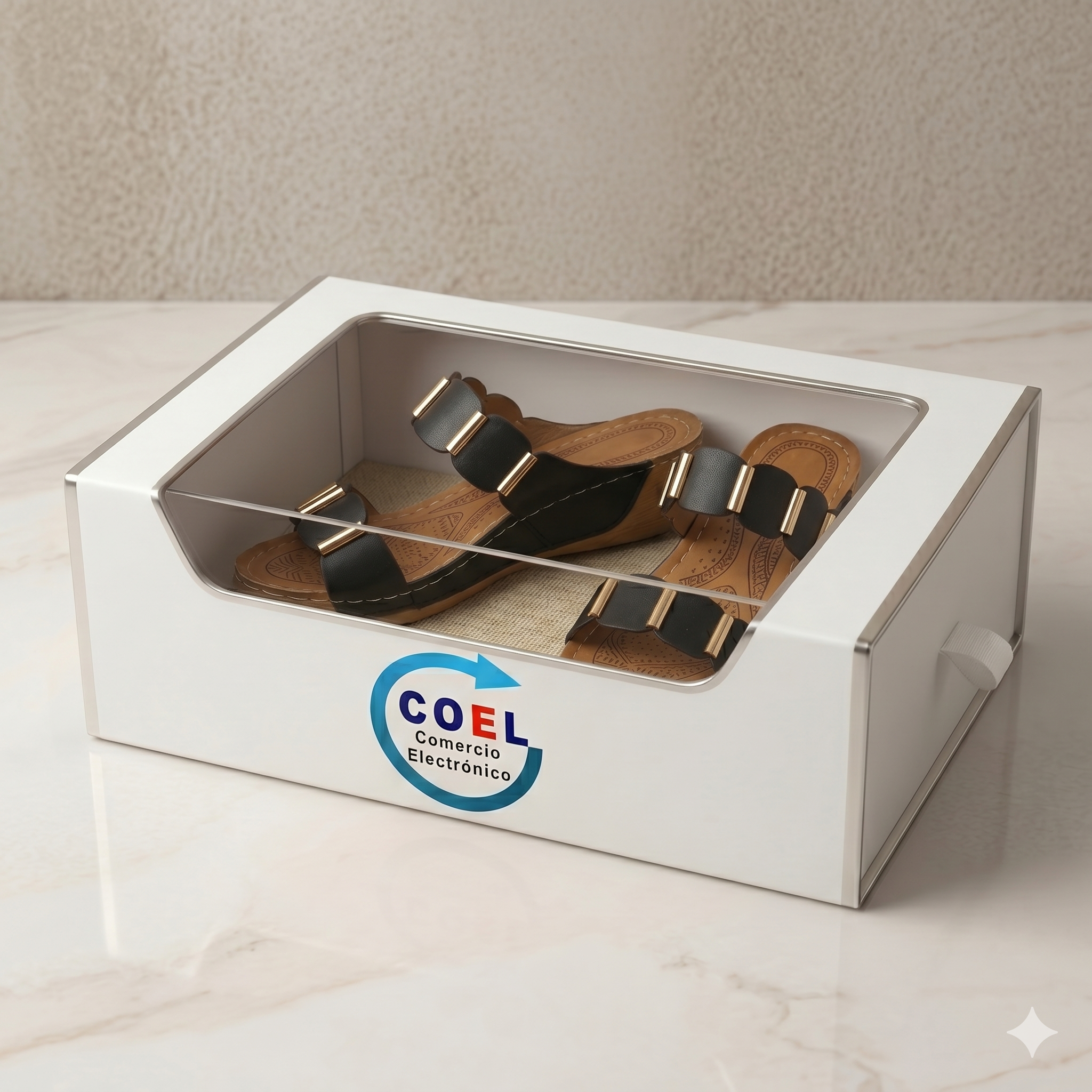 Zuecos Confort Premium en Cuero PU